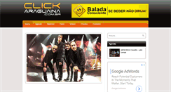 Desktop Screenshot of clickaraguaina.com.br